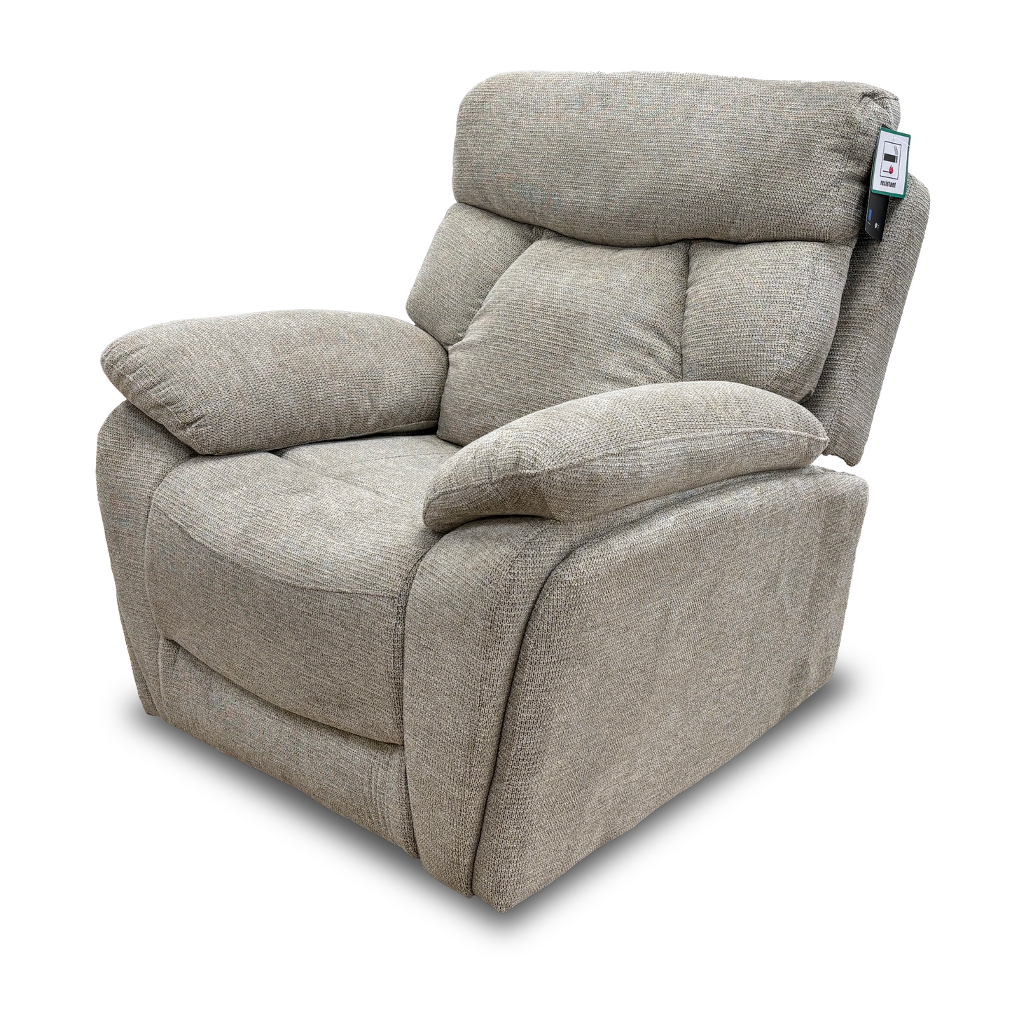 ‘Havana’ Stone Fabric Power Recliner Armchair