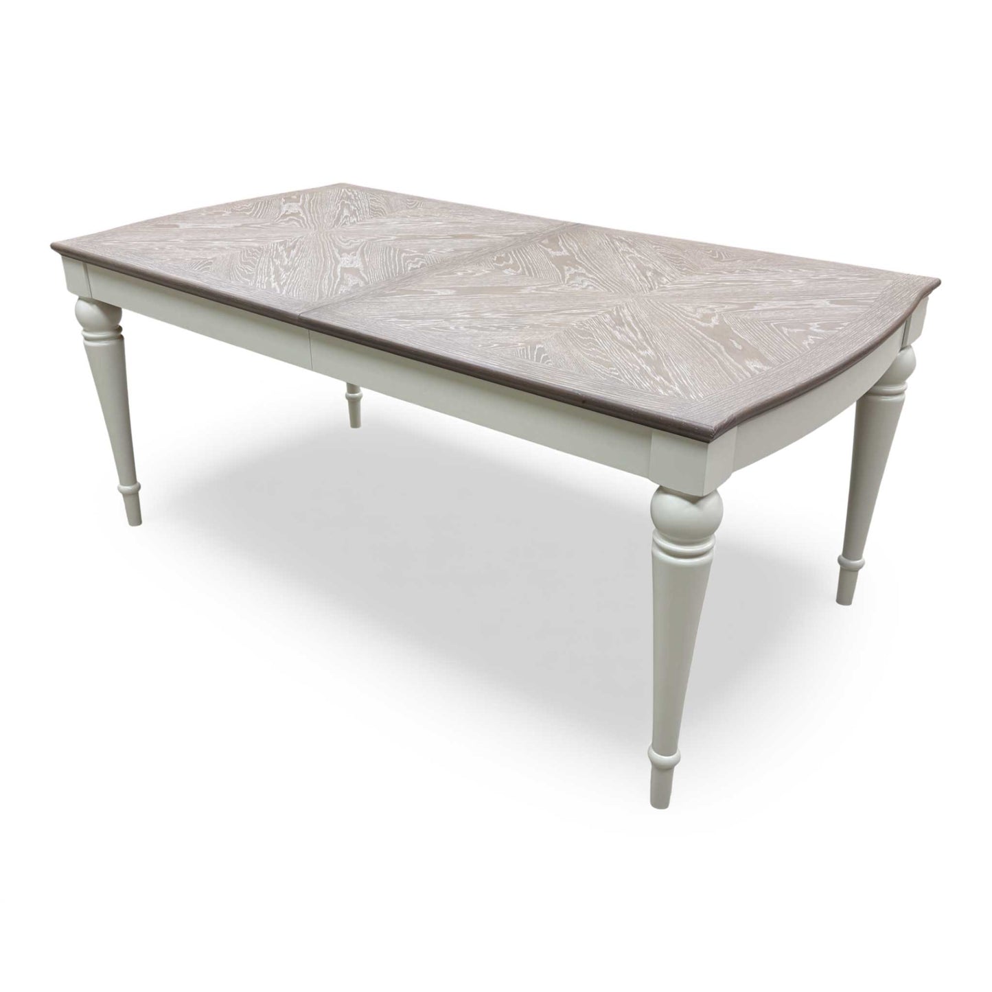 View of the table fully extended to 225cm.