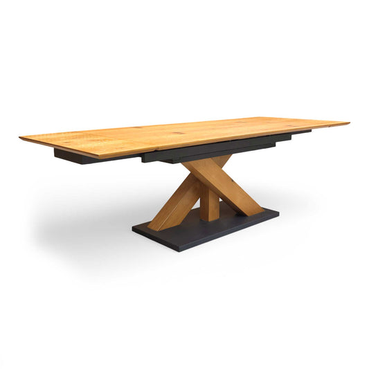 ‘Aydin’ Solid Oak Large Extending Dining Table Furniture Village