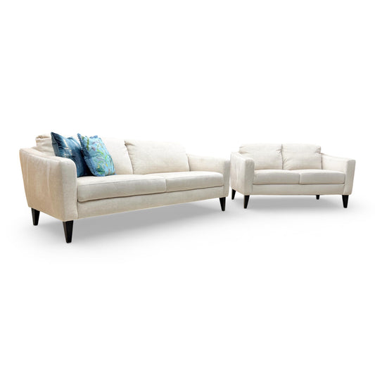 Full view of the Oslo Vogue 3-seater sofa, illustrating its generous proportions and clean, minimalist lines.