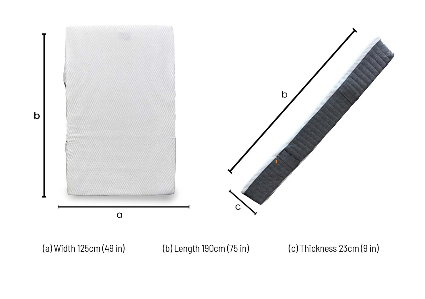Emma Mattress Original Hypoallergenic Spring Free Foam Mattress - Small Double