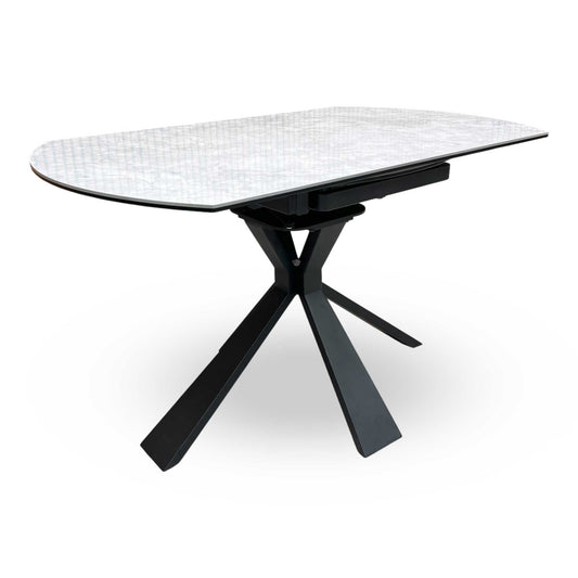 ‘Crete’ Round Swivel Extending Dining Table
