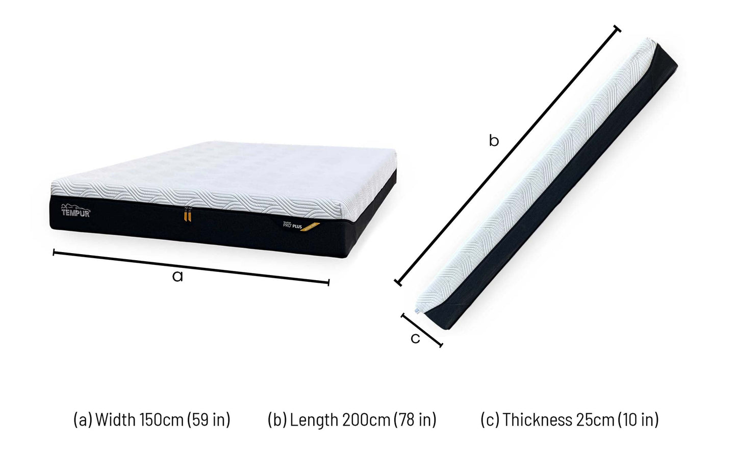TEMPUR Pro Plus SmartCool Medium Firm Mattress - King Furniture Village