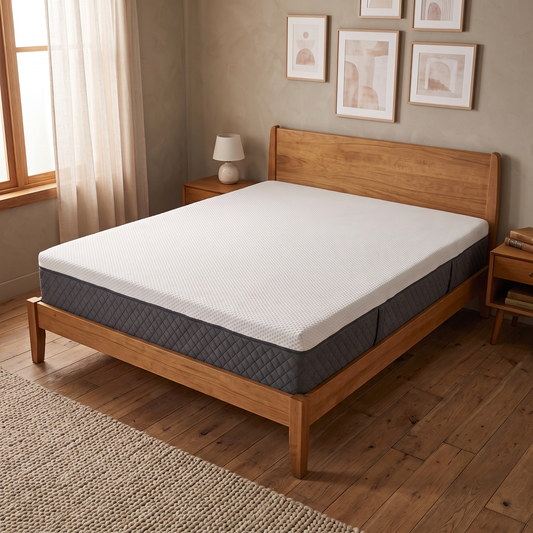 Emma Mattress Original Hypoallergenic Spring Free Foam Mattress with X-Shaped Stitching - King Furniture Village