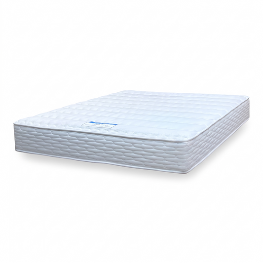 Full View ‘Sleep Story Cool Sleep’ King size mattress, showcasing a modern breathable quilted surface with sleek contemporary border tailoring.