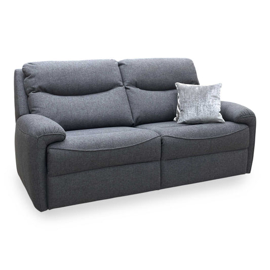G Plan ‘Amesbury’ A943 Roche Slate Grey Fabric 3 Seater Sofa