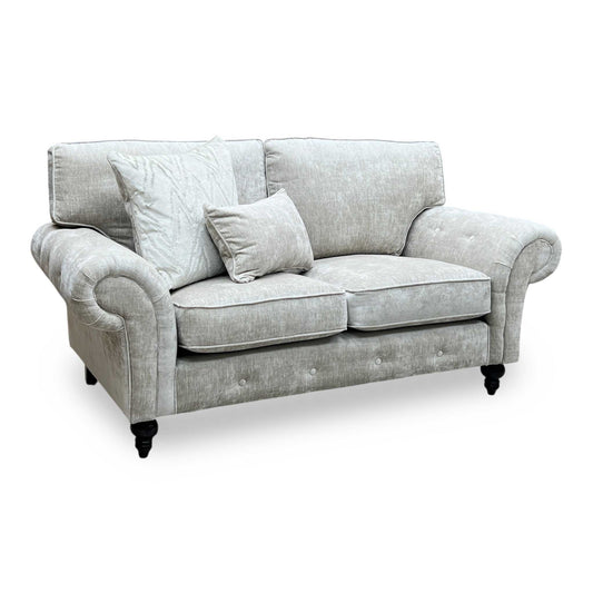 ‘Gillingham’ Beige Chenille Fabric 2 Seater Sofa