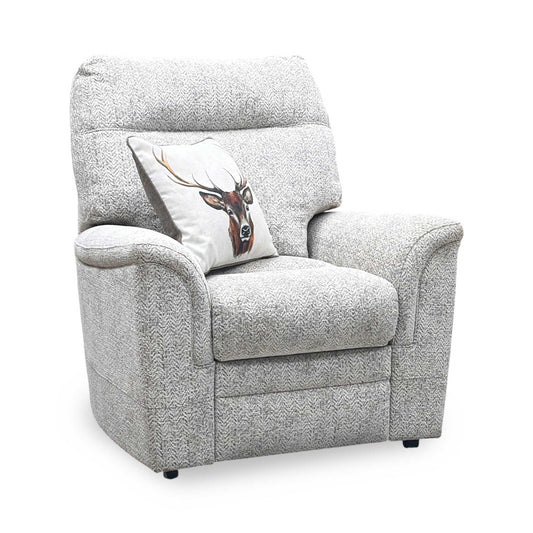 Parker Knoll ‘Hudson 23’ Ida Stone 006035-0055 Fabric Chair
