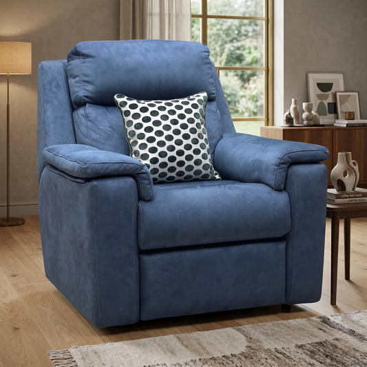 G Plan ‘Thornbury’ A125 Stingray Indigo Fabric Chair - product photo 2