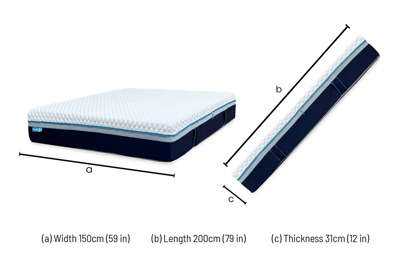 Simba Luxe Hybrid 5700 Pocket Springs Medium Firm Mattress - Double Furniture Village