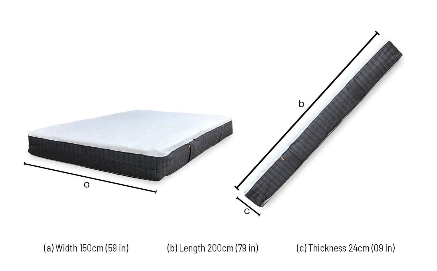 Emma Mattress Original Hypoallergenic Foam Mattress - King
