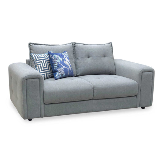 'Goliath' Oxford 94029 Storm Fabric 2 Seater Fabric Sofa Furniture Village