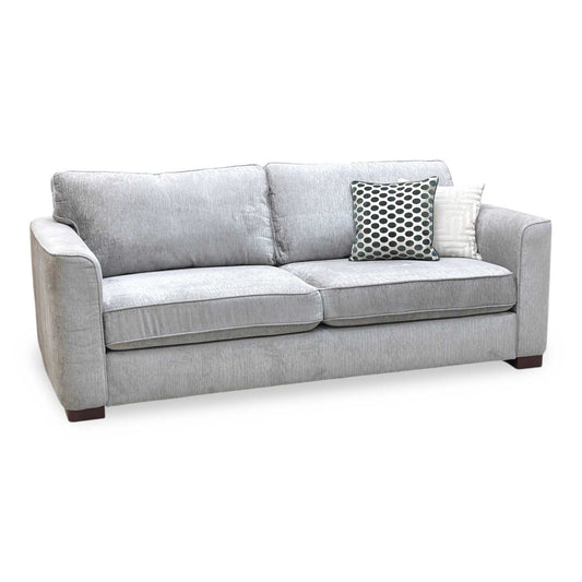 'Elora’ Warm Grey Fabric 4 Seater Sofa Furniture Village