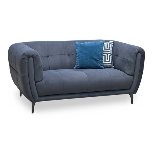 ‘Sienna’ Opulence Royal Blue 50495 Fabric 2 Seater Sofa Furniture Village
