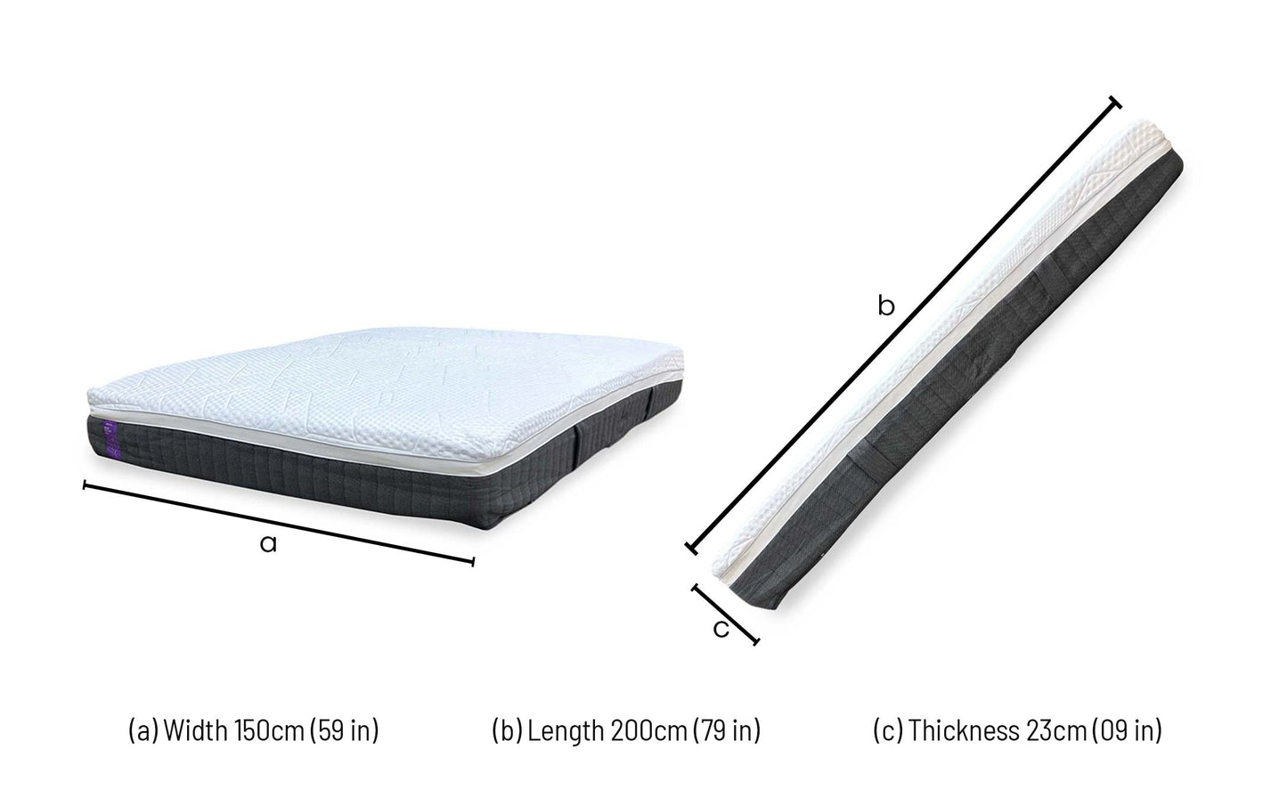 Emma Mattress Helix Hybrid Deluxe Medium Firm Mattress - King