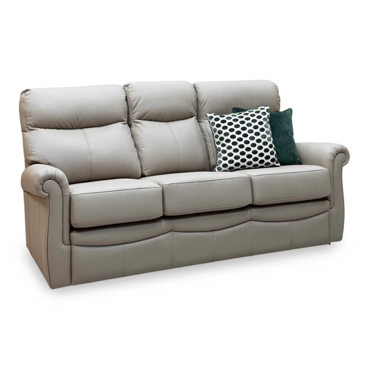 G Plan Avon L846 Cambridge Taupe Leather 3 Seater Sofa