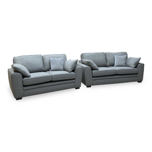 Chalfont Texas Linen Fabric 3 + 2 Seater Sofa Set