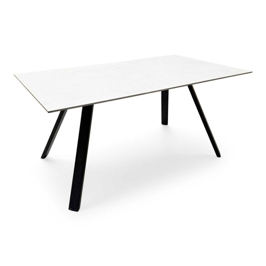 ‘Quinn’ Taupe Grey Sintered Stone Dining Table