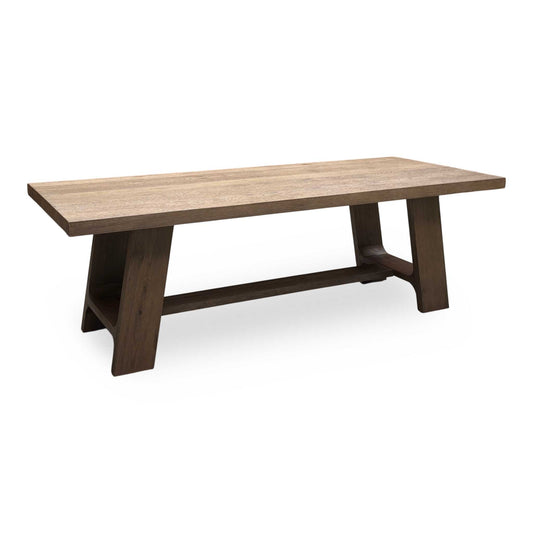 Massimo Cashew Brown Veneer 230cm Wooden Dining Table