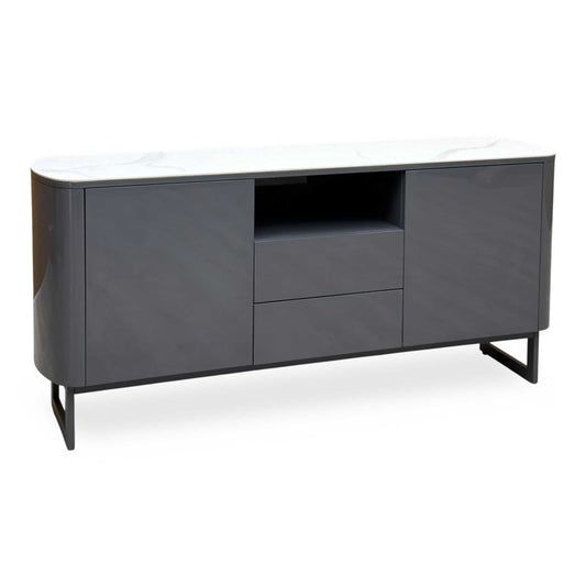 'Carrera' Ceramic Top 2 Door 2 Drawer Sideboard