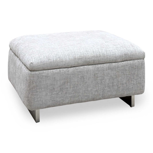 Moet 14445 Anivia Khaki Fabric Large Standard Footstool