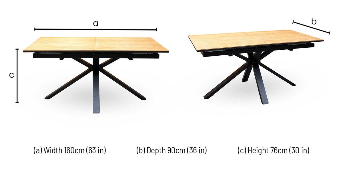 'Earth' Light Oak Solid Oak Dining Table