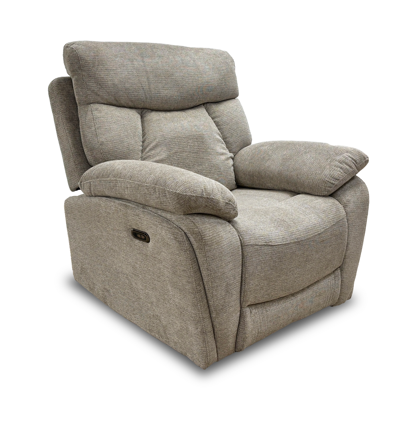 ‘Havana’ Stone Fabric Power Recliner Armchair
