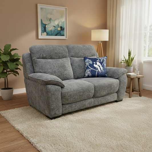 ‘Starlight Express’ Fab-Coe-R456 Magnet Woven Fabric 2 Seater Sofa
