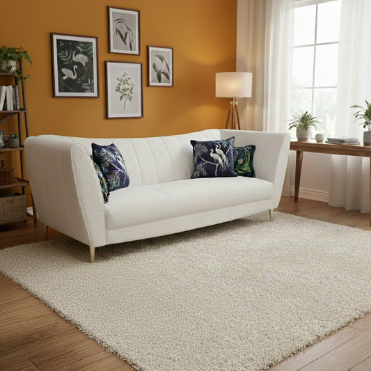 ‘Wylde’ Natural Savannah Boucle 4 Seater Sofa