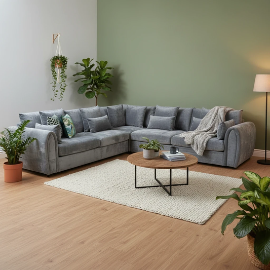 Living room of the 'Alarna' corner sofa.