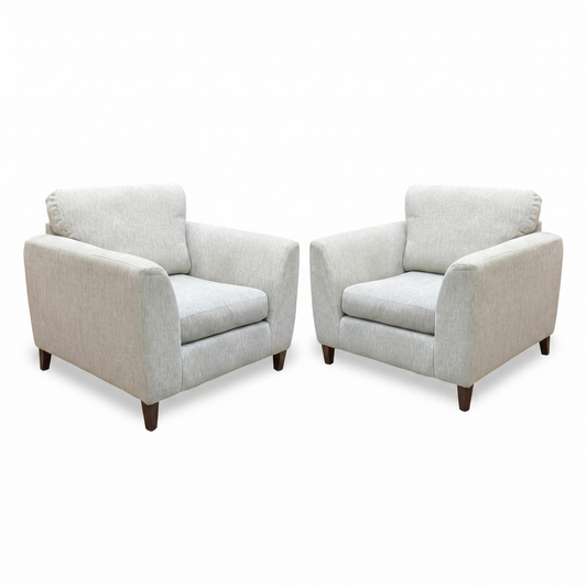 'Pippa' Spring Sea Grey Sky Wd Ft Woven Fabric Chair Set