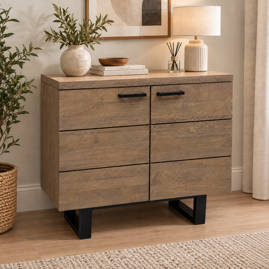 ‘Saturn’ Solid Oak 2 Door Sideboard