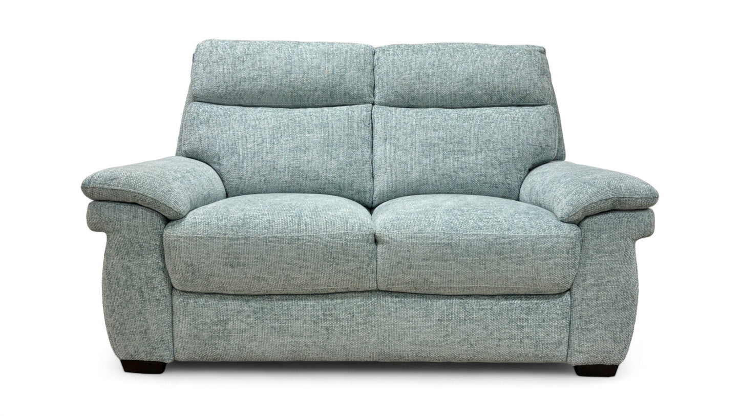 Comfort Story ‘Serene’ Baby Blue Fabric 2 Seater Sofa