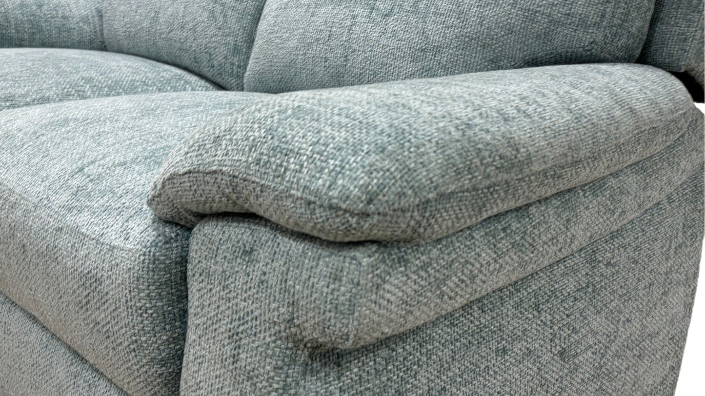 Comfort Story ‘Serene’ Baby Blue Fabric 2 Seater Sofa