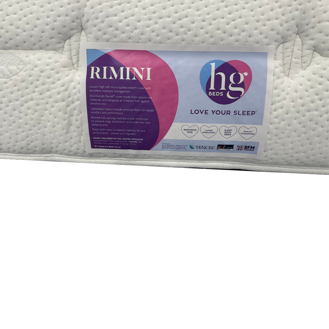 'Rimini' Eco Fully Pocket Sprung Mattress - Double