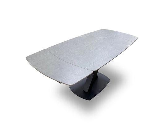 'Murcia' Grey Ceramic Top 120cm Extending Dining Table