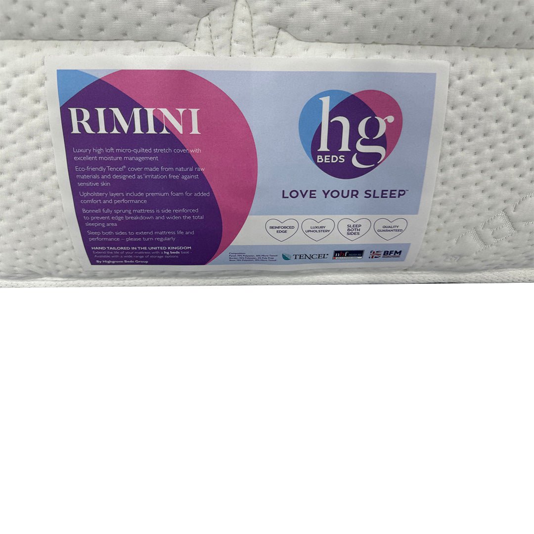 'Rimini' Eco Fully Pocket Sprung Mattress - Single