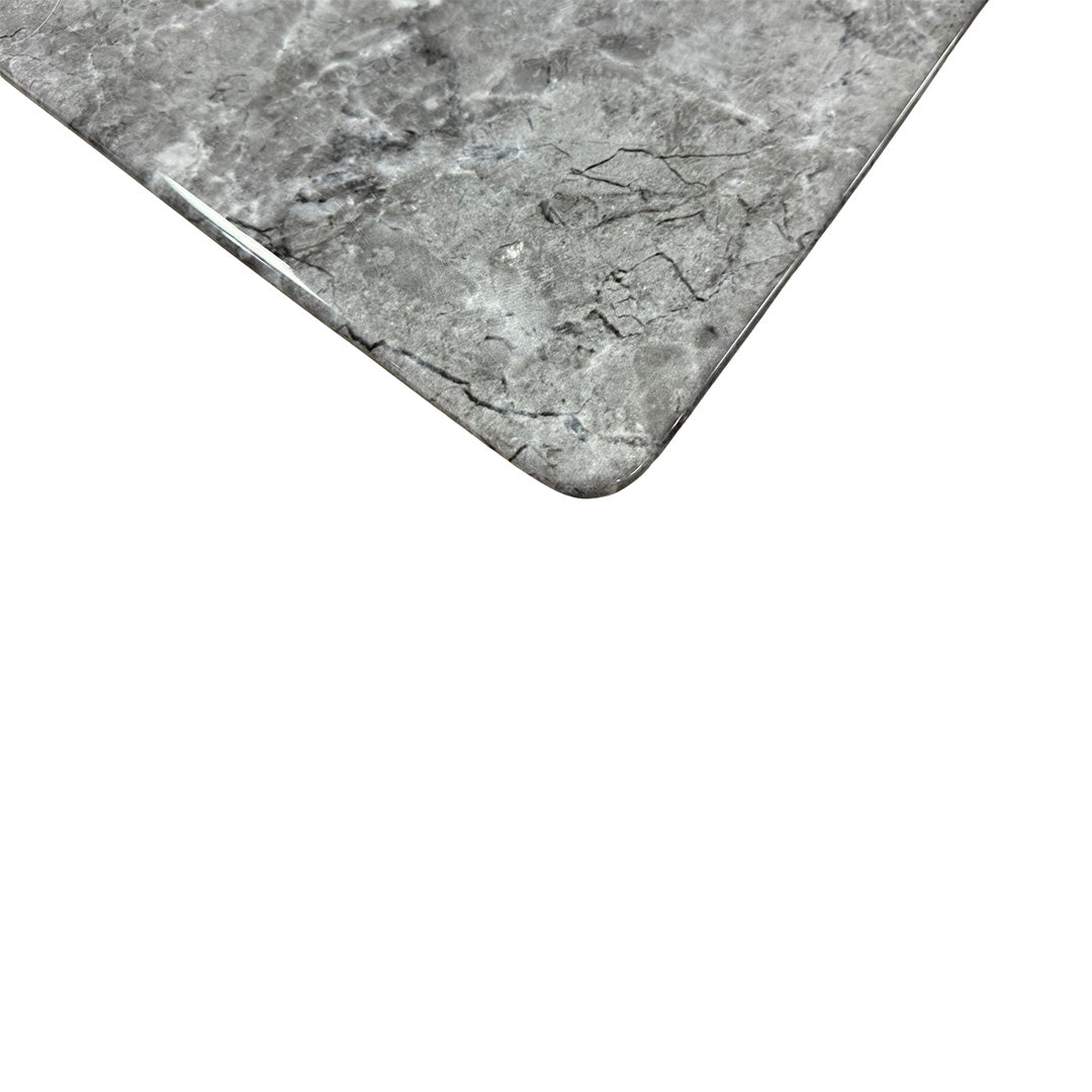 'Donnie’ Grey Real Marble Dining Table