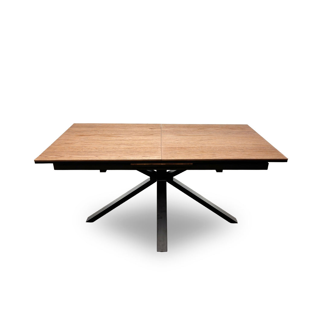 'Earth' Light Oak Pop-Up Extendable Dining Table