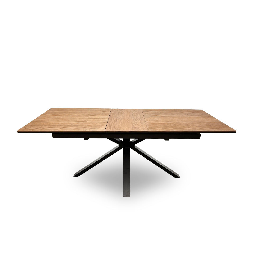 'Earth' Light Oak Pop-Up Extendable Dining Table