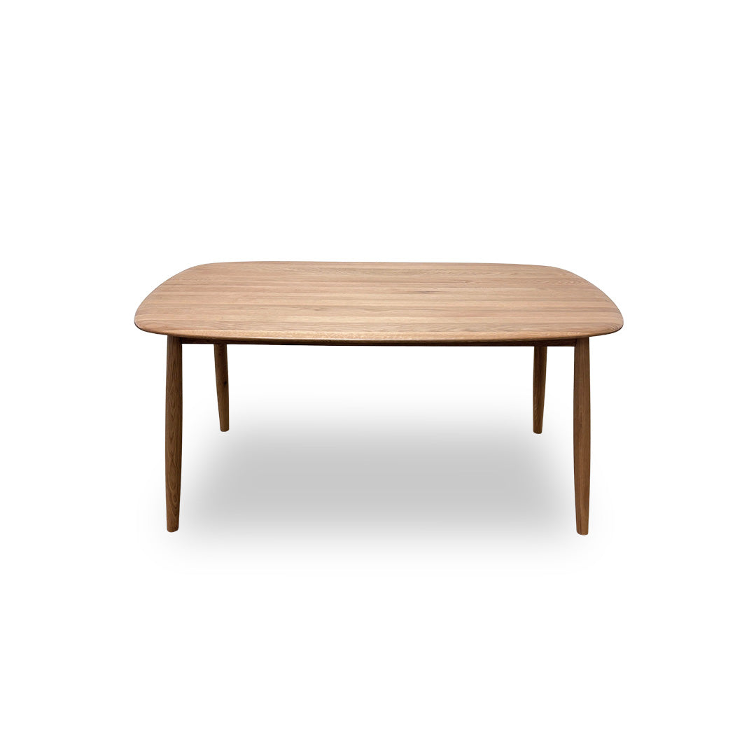 'Stockholm' Solid Oak Fixed Dining Table