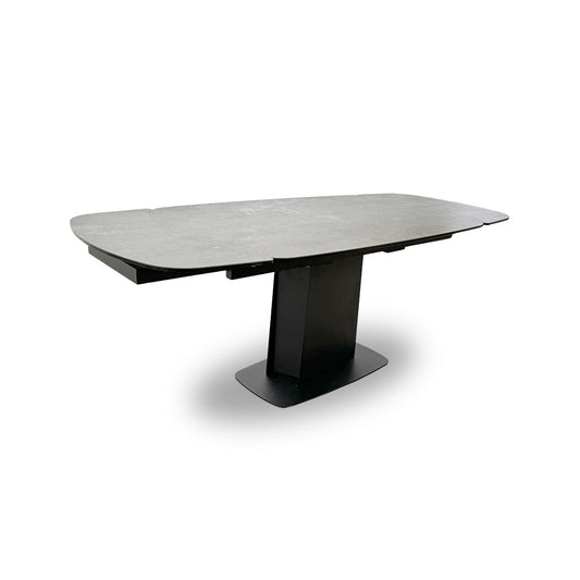 'Catalina' Grey Ceramic Small Extending Dining Table