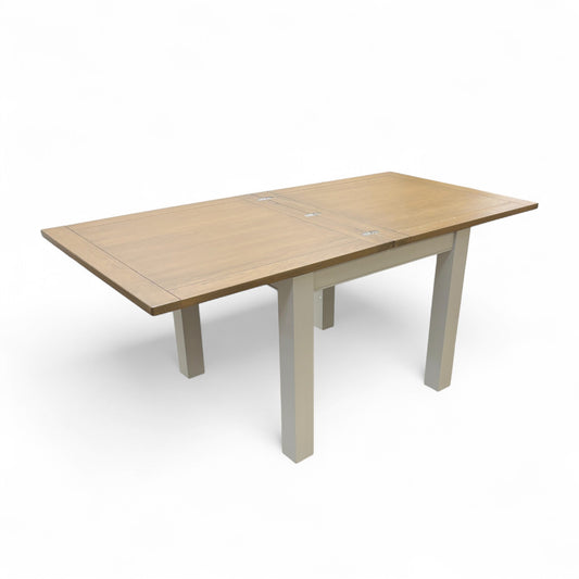 Furnitureland 'Hamilton' Solid American Oak Flip Top Extending Dining Table