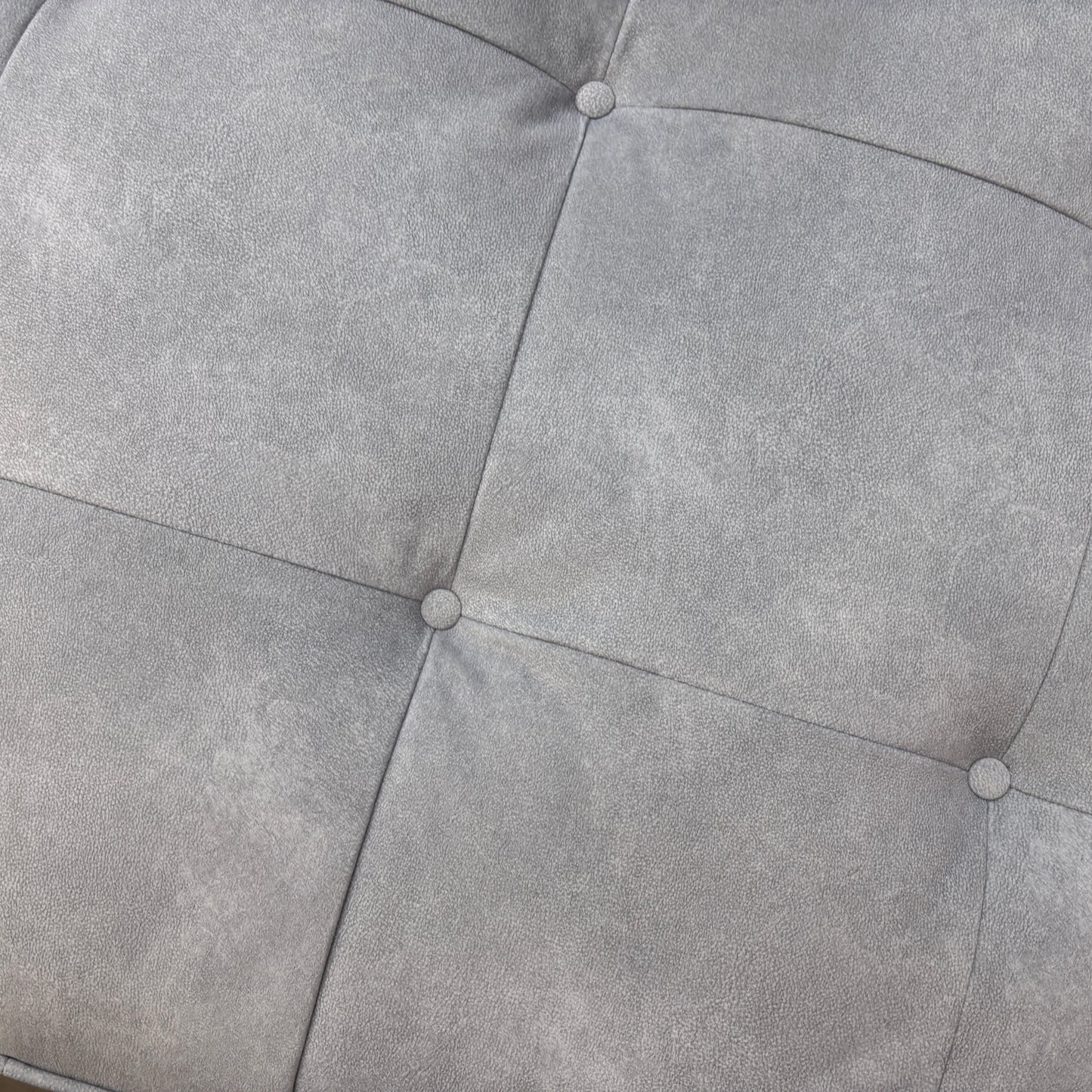 'Savannah' Dexter Smoke Velvet 2 Seater Sofa with Large Footstool