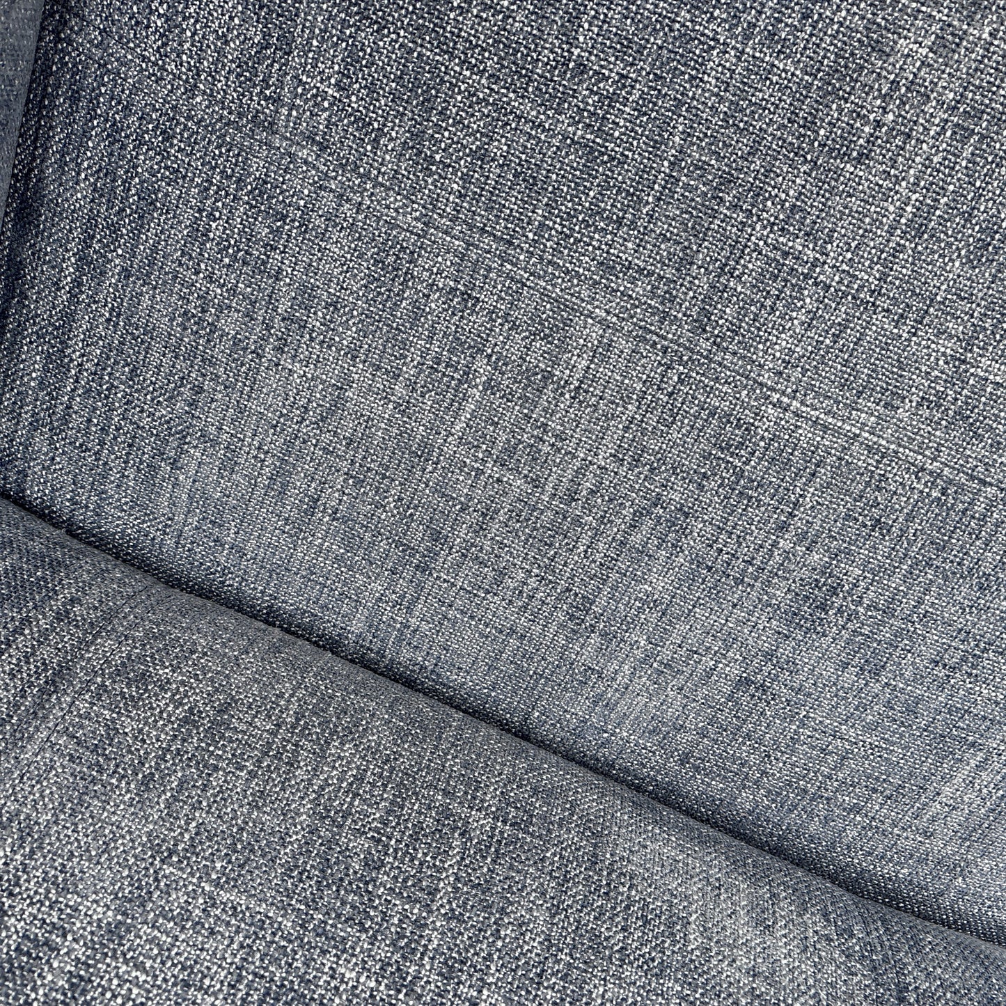 'Moet' Anivia Blue 15045 Fabric Power Recliner Corner Sofa with Telescopic Headrests
