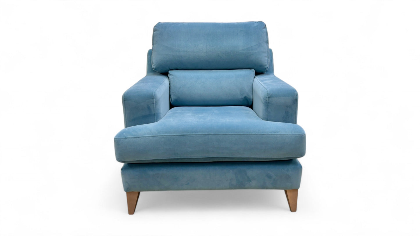 The Lounge Co. ‘Romilly’ Shallow Puddle Velvet Armchair