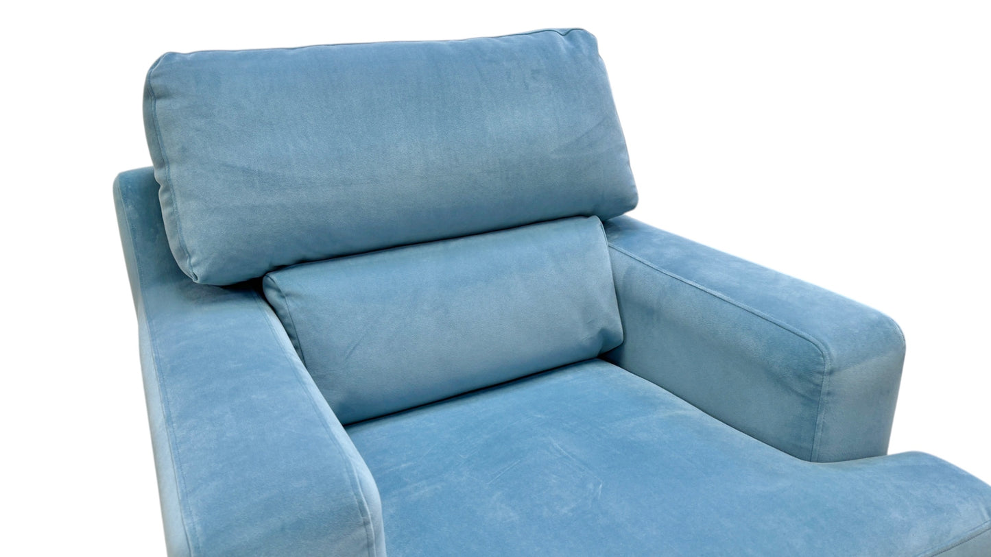 The Lounge Co. ‘Romilly’ Shallow Puddle Velvet Armchair