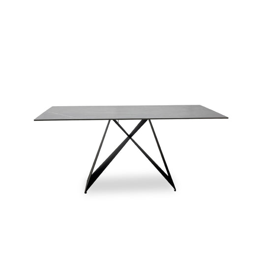 'Zeta' Ceramic Top 160cm Fixed Dining Table