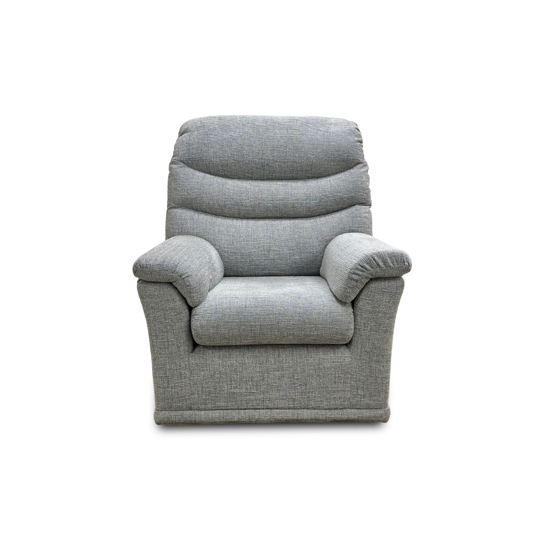 G Plan 'Malvern' B161 Mamas Sky Tight weave Fabric Armchair