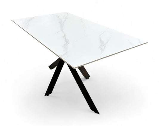 ‘Antonio’ Marble Effect Dining Table